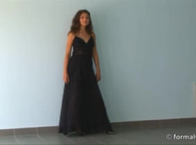 You know her from the Wetlook Hunter project and many of you gave us a positive feedback about her. This is the reason we asked Anna to do modeling for us on the FormalWET site and this is her first clip. She is wearing an expensive designer dress and ele